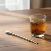 2-х предметный многофункциональный набор из нержавеющей стали для чая мате: многоразовая питьевая трубочка, устойчивая к ржавчине, и съемная палочка-фильтр для чая