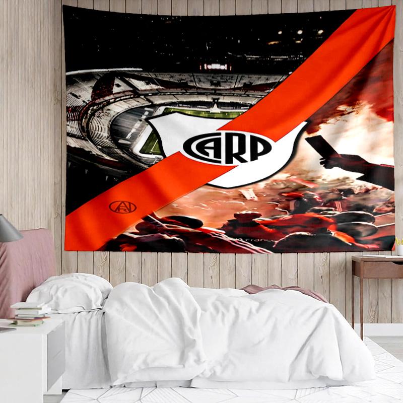 Club Atlético River Plate Tapestry for Bedroom Aesthetic Classroom Tapestries Wall Hanging for Living Room Dorm Office,Ideal Creative Gift