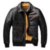 Китайский размер винтажная ручная рубка цветная кожаная куртка Great Escape A2 Flight Jacket мужская натуральная кожаная куртка короткая весна осень