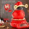 Solar Powered Solar Caishen Sculpture Auto Shaking Car Ornaments  Home Decoration