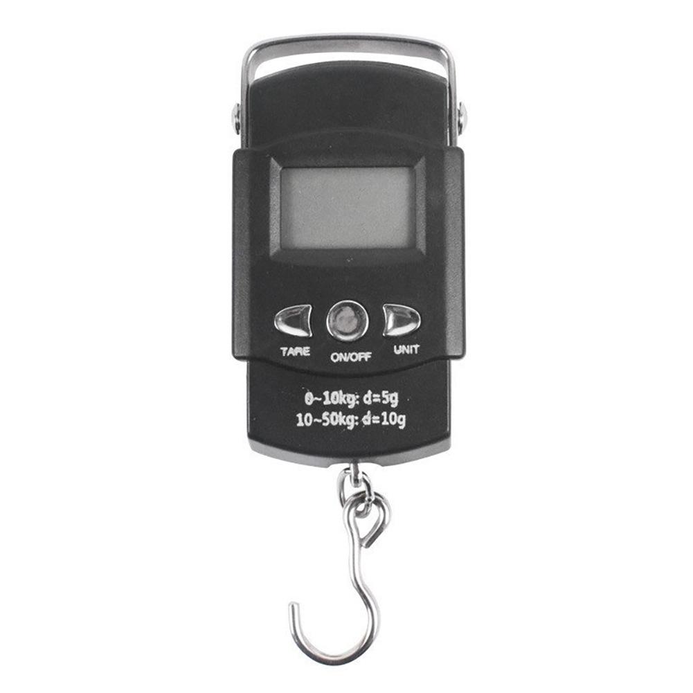 Portable Fishing Weight Scale, 110lb/50kg Lightweight Scales With 1m/ 3.2ft Tape Measure With Screen Hanging Fishing Luggage Scale For Home Outdoor