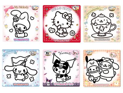 Набор из 6 штук волшебной глины Nobu Company Sanrio (My Melody/Hello Kitty/Помпомпурин/Cinnamoroll/Pochacco & Помпомпурин/Kuromi) KT4464-КОМПЛЕКТ