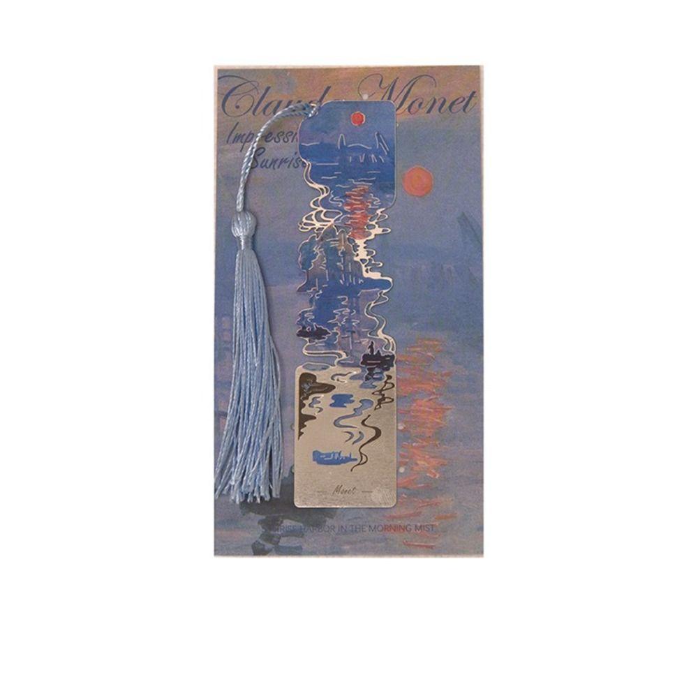 Кисточки Металлическая закладка Металлическая цветочная закладка с рисунком Ретро полая закладка Школьные канцелярские принадлежности