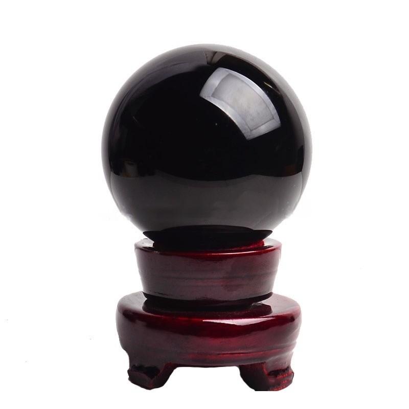 Clear Water Crystal Sphere With Stand For Gifts And Home Decor