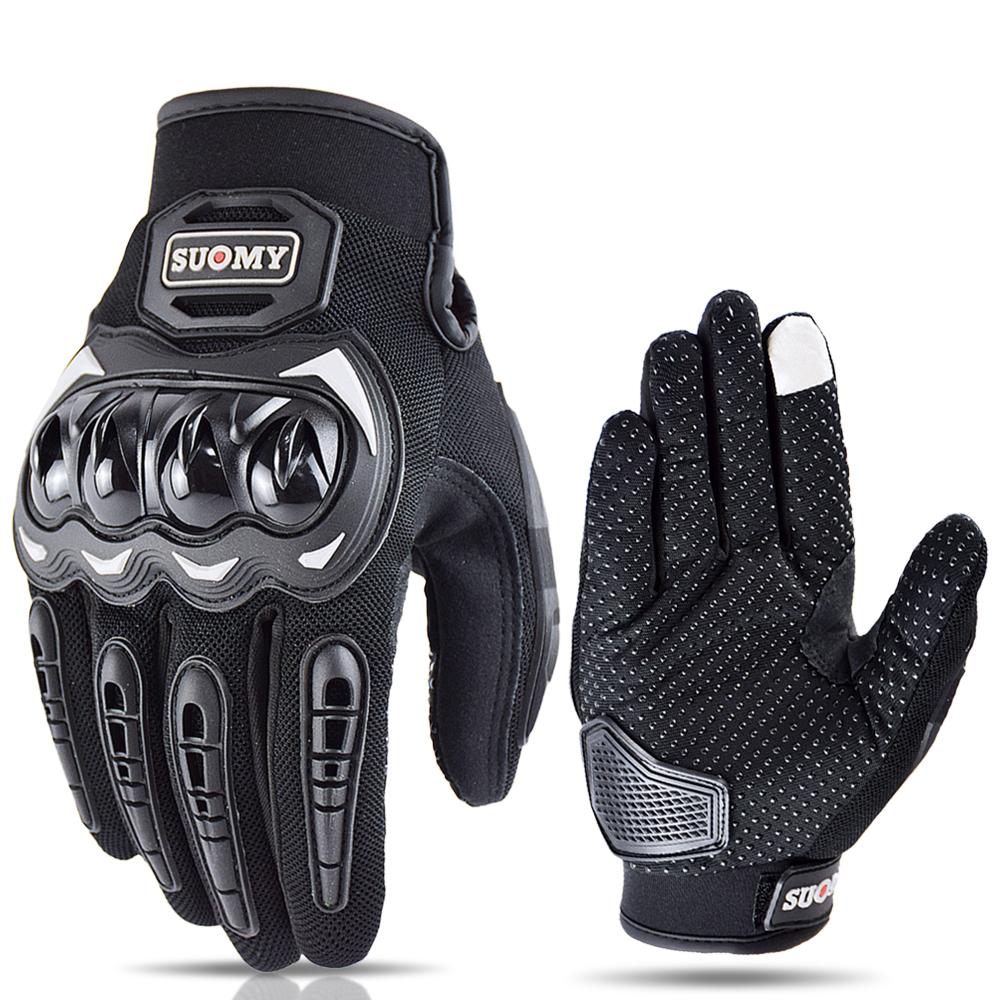 Suomy Motorcycle Gloves Men Summer Breathable Touch Screen Moto Biker Guantes Motobike Riding Protective Gear Fit Women Pink