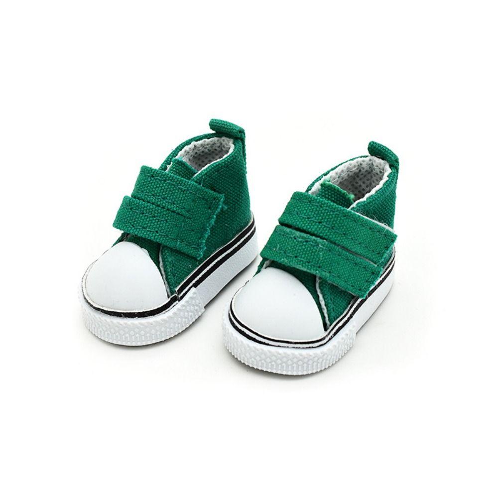 1 Pair DIY Doll Canvas Shoes Mini Doll Sneakers 1/6 Scale Mini Sneakers Blythe Doll Toy