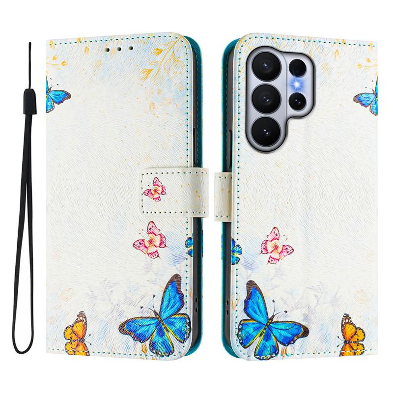 Роскошный кожаный чехол-книжка для Samsung Galaxy S26 Edge, чехол-книжка для Samsung S26 Pro Plus Ultra 5G, кошелек, сумки, чехлы с цветами