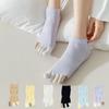 1 пара противоскользящих носков с пятью пальцами с раздельными пальцами женские носки низкие носки до щиколотки женские
