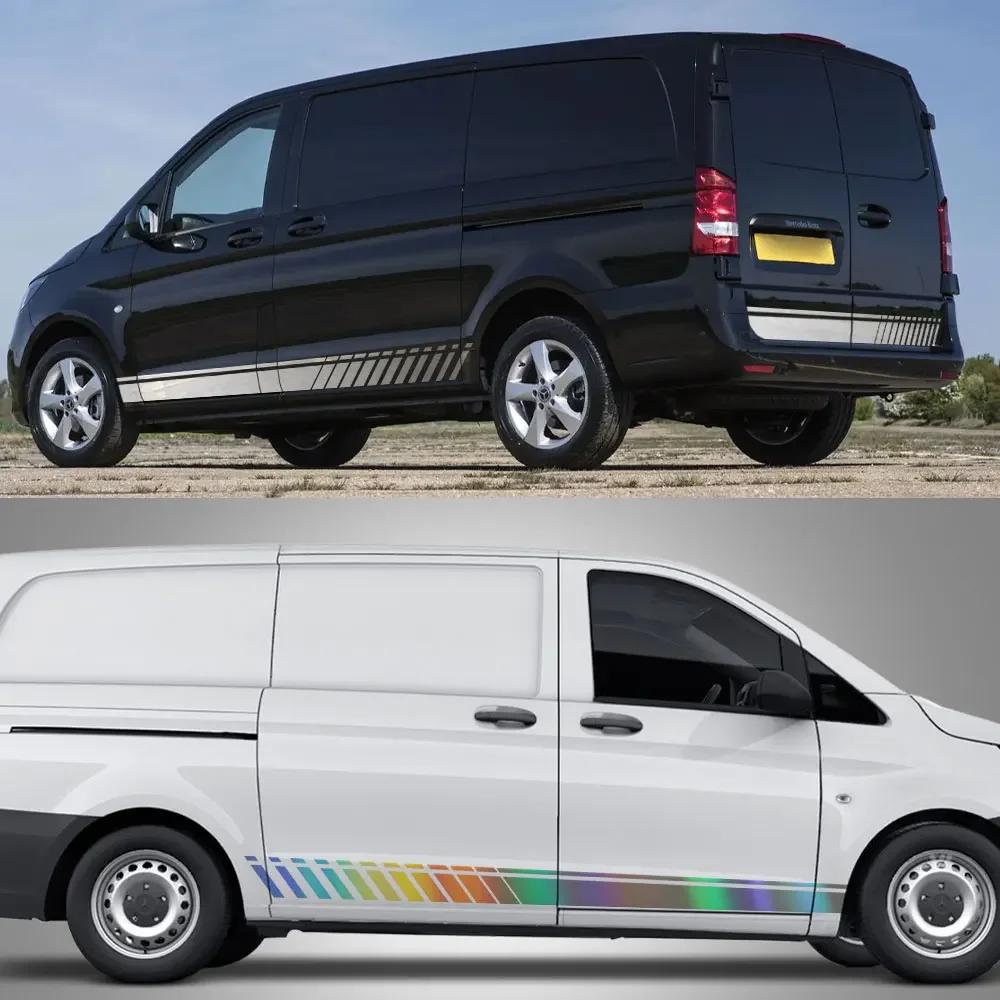 Автомобильные наклейки для Mercedes Benz Vito V-Class Viano W638 W639 W447 Marco Polo EQV Фургон Виниловые наклейки Аксессуары для тюнинга