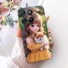 Black Case For Motorola Moto G77 Cover XT2621-4 Fashion Butterfly Cute Luxury Painted Silicone Casing For Moto G77 Motorola G77