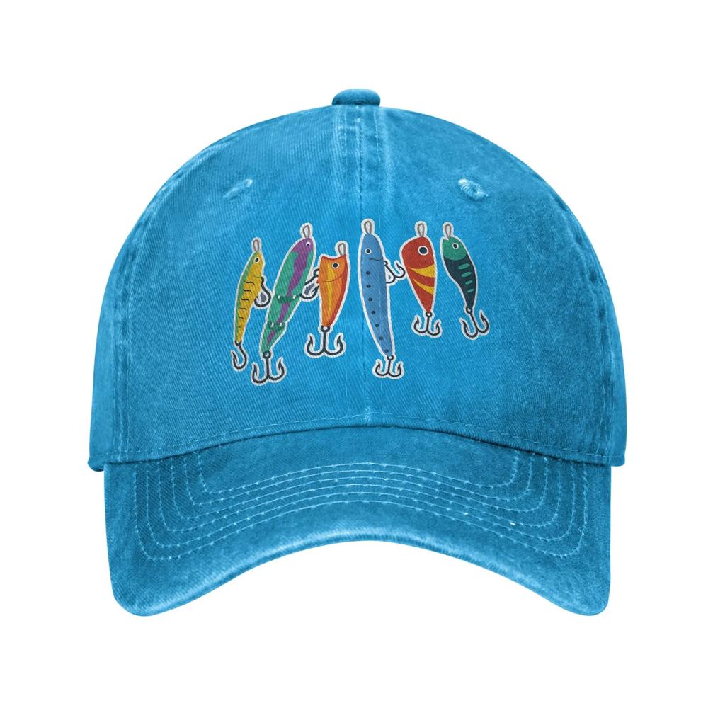 FISHING Retro Baseball Hat Cotton Sun Protaction Caps Unisex Casual Golf Hats