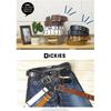 Нет [dickies] Ремень с двойной пряжкой и люверсами из ПУ-кожи Ds0126c 06 Белый