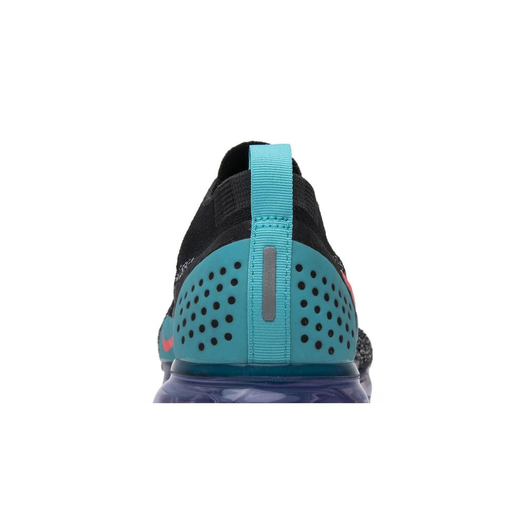 Nike Air VaporMax Flyknit 2 'Hot Punch' (Unisex) Black / Hot Punch Running Shoes 942842 003