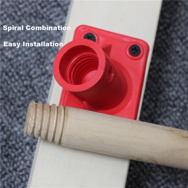 Home Maid 40cm Wide Floor Brush, Long Handle Hard Bristle Large Kitchen Bathroom Carpet Washing Brush Cleaning Brush Tile Scrubber
