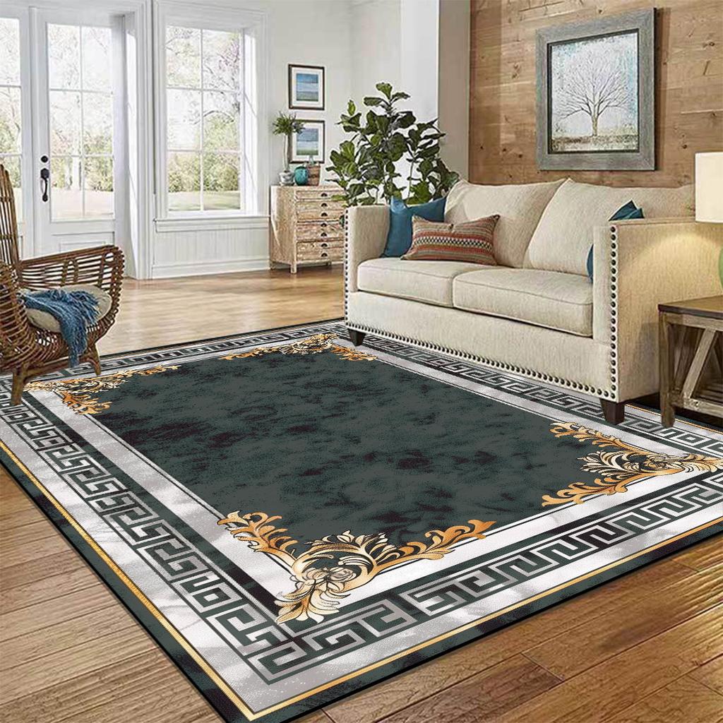 Nordic Luxury High-end Carpets для гостиной, современный домашний декор, большие ковры для спальни, гостиной, моющийся нескользящий напольный коврик