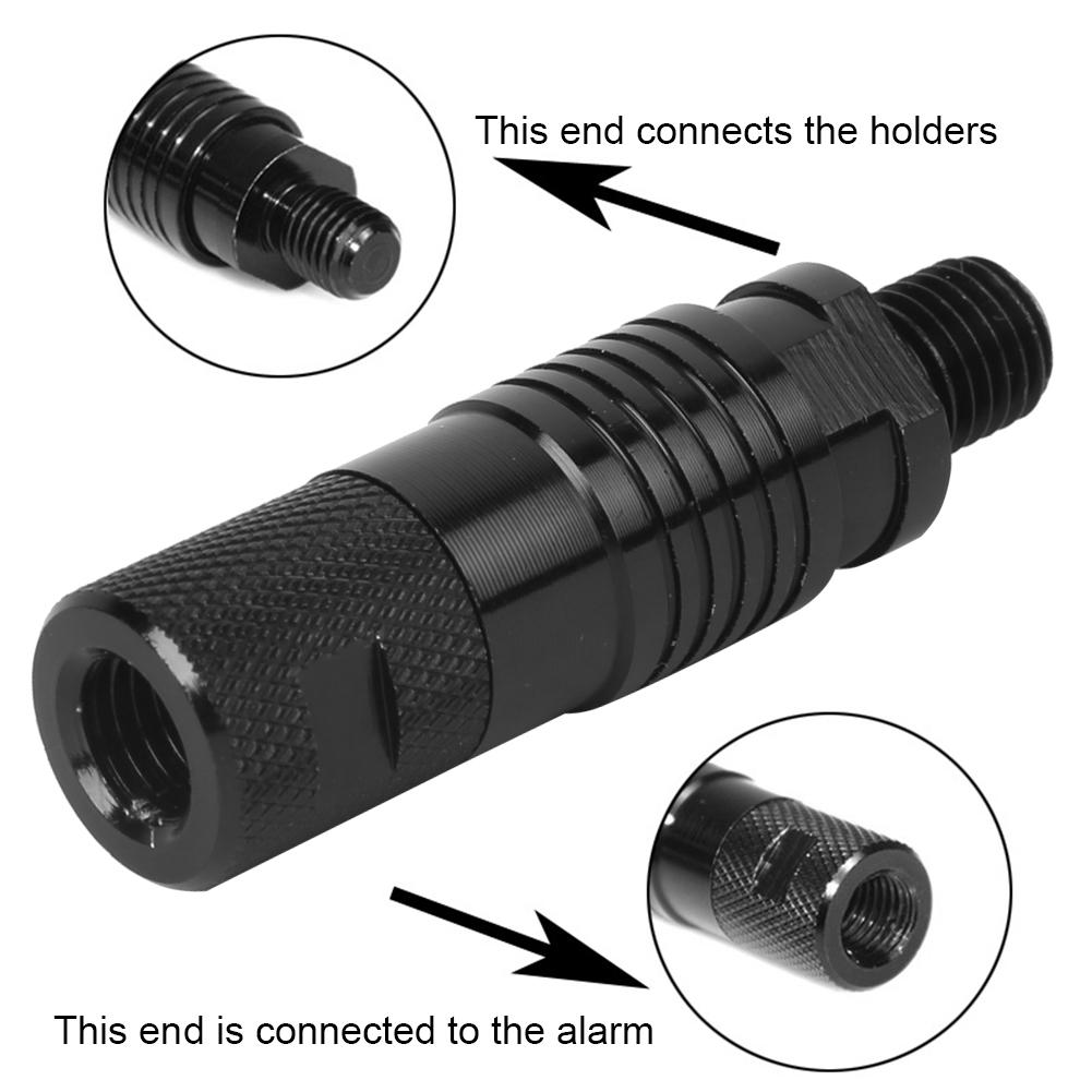 2 шт. Металлические держатели-коннекторы для сигнализатора поклевки удилища, адаптер, рыболовная снасть, аксессуар