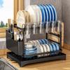 Compact Dish Rack Multifunctional Dish Drying Rack Rustproof Kitchen Dish Drying Rack