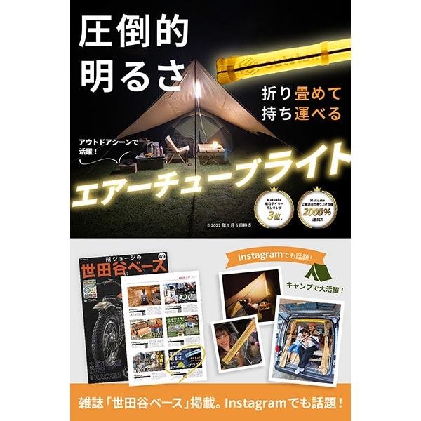 Выдающийся [yodobashi Camera X Makuake] Mk0004 [светодиодный фонарь с воздушной трубкой, тип теплого цвета, размер L, Ea 04]