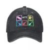 K ON HTT Baseball Caps Vintage Distressed Cotton Comic Anime Snapback Cap Unisex Style Outdoor Summer Caps Hat