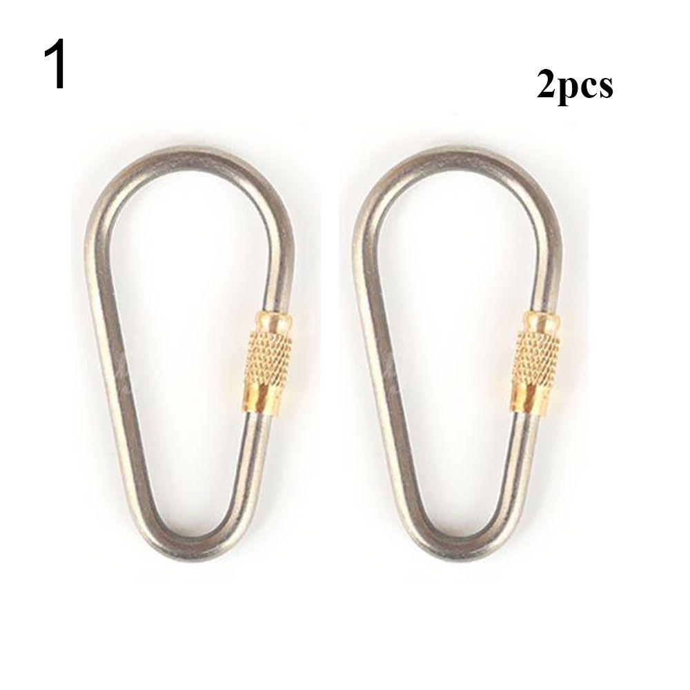 Buckle Backpack Buckle Outdoor Camping Carabiner TC4 Titanium Keychain Lightweight Hanging Buckle