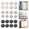 4pcs Mute Ball Universal Wheel Self Adhesive Type 4-ball Pulley Furniture Casters Wheels  Furniture