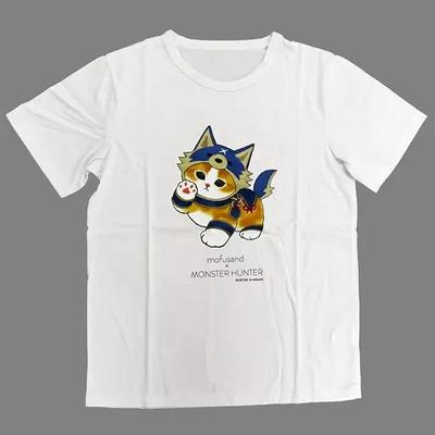 Футболка Garuk Белая Один размер Monster Hunter×mofusand (2022)