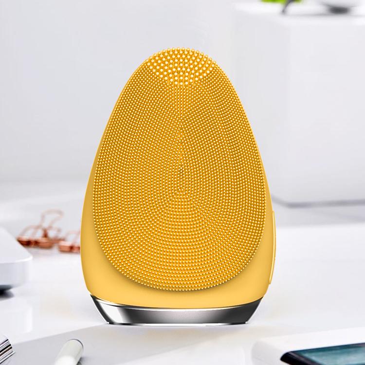 Portable Facial Cleansing Brush Silicone Electric Deep Cleaning Exfoliating Brush Skin Care Tool