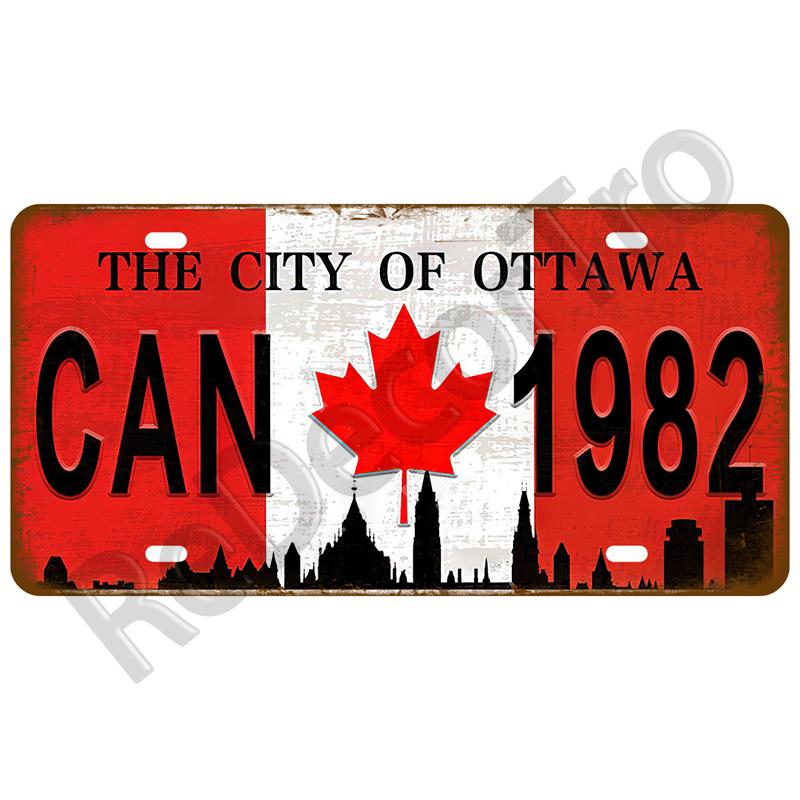 Retro Landmark Country Metal Sign Tinplates Plate Plaque Metal Vintage Tin Sign Home Decor For Man Cave Bar Pub Club Decoration