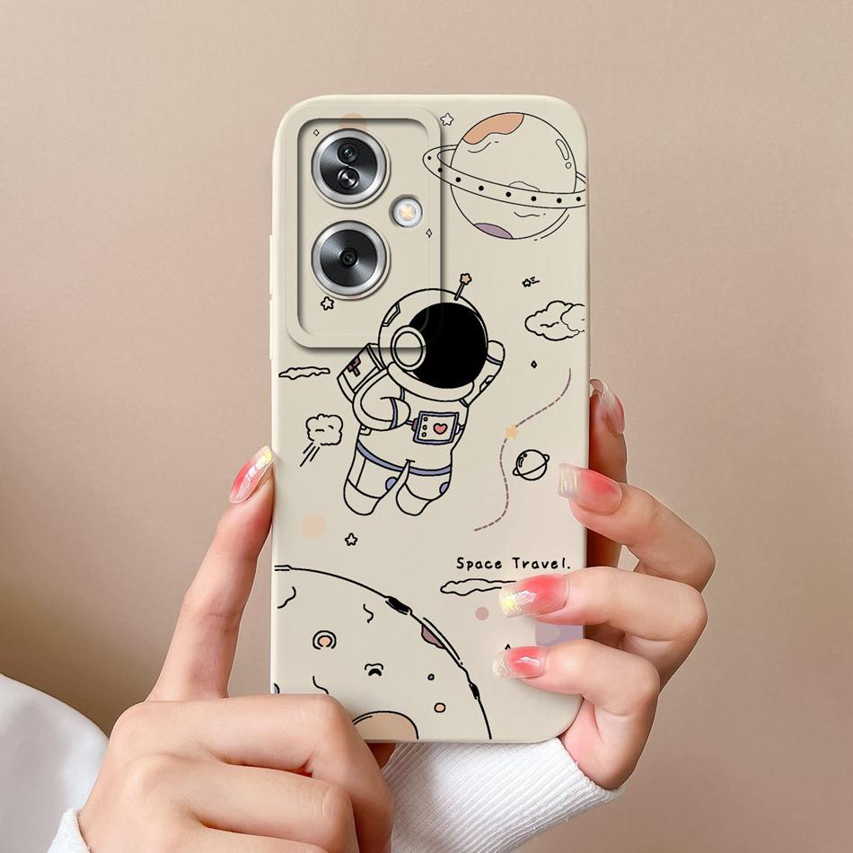 Чехол для OPPO A79 A2 5G Цветок Мягкий Жидкий Силикон Защита Камеры Ударопрочная Задняя Крышка Для OPPO A79 A2 Funda