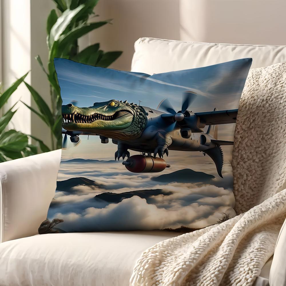 Italian BBrainrot Animals Meme cushion cover For Pillow Printing Sofa Decoration Home Car Room Coffee Office Nordic Simplicity