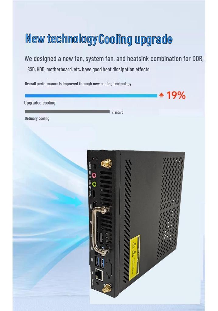 Мини-ПК i7 с RTX 4060 для 3D-дизайна и ИИ-вычислений, идеально подходит для офиса и дома.