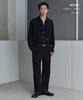 MUSINSA STANDARD Relaxed 16W Corduroy Shirt [Navy]