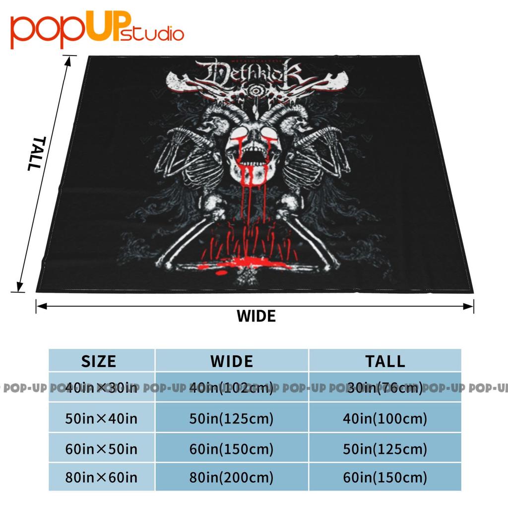 Salvage Dethklok Metalocalypse Swim Metal Band Great Condition Ultra-Soft Blanket Quilt Winter Sofa Cover Bed Covers