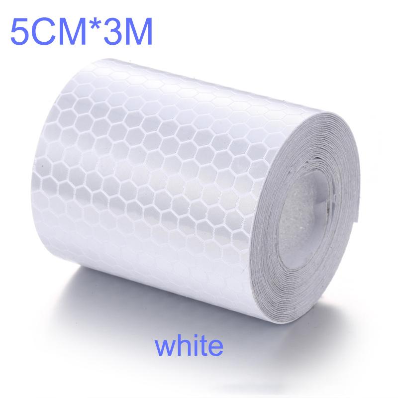 Solid Color Reflective Stickers Personality Waterproof Car Class Modification Warning Signs Highlighting Safety Reflective StripPinstriping Tape 3