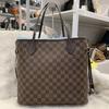 [Б/У] Сумка-тоут Neverfull Mm из клетчатого ламинированного канваса с кожаной отделкой - Очень хорошее состояние #XH2OE1