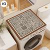 Washing Machine Dust Cover Waterproof Oven Microwave Refrigerator Fridge Top Protector Mat Coffee Drain Pad Table Placemat