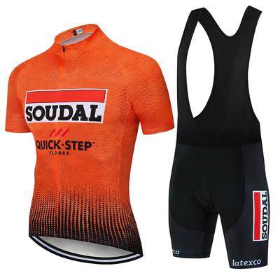 Quick Step 2026 Мужской летний комплект велосипедной майки с коротким рукавом MTB Maillot Ropa Ciclismo Велосипедная одежда Дышащая велосипедная одежда