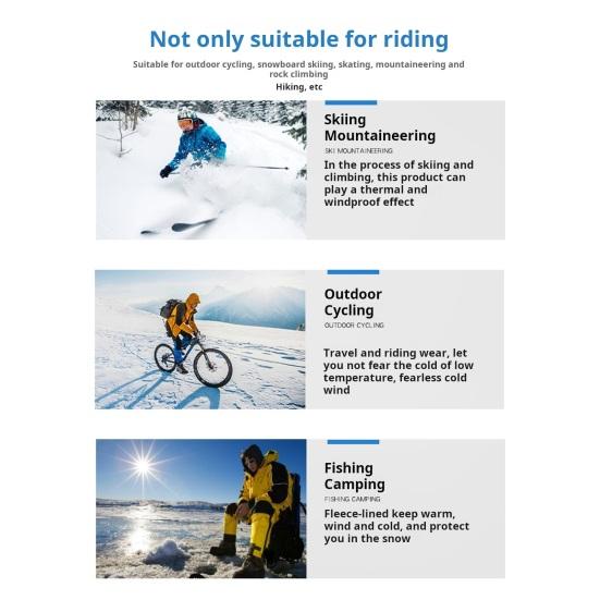 Warm Beanie for Men Women Cuffed Thick Fleece Winter Hat Elastic Skull Cap