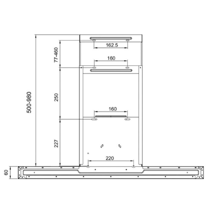 Hotte aspirante - CECOTEC - Flux TT 905500 - 90 cm - 550 m3/h - A++ - Noir