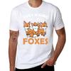 Fox Gifts Women Fox Gifts Girls Fox Lover Love Foxes T-Shirt T Shirt Man Cotton Man T Shirt Cotton High Quality T-Shirt