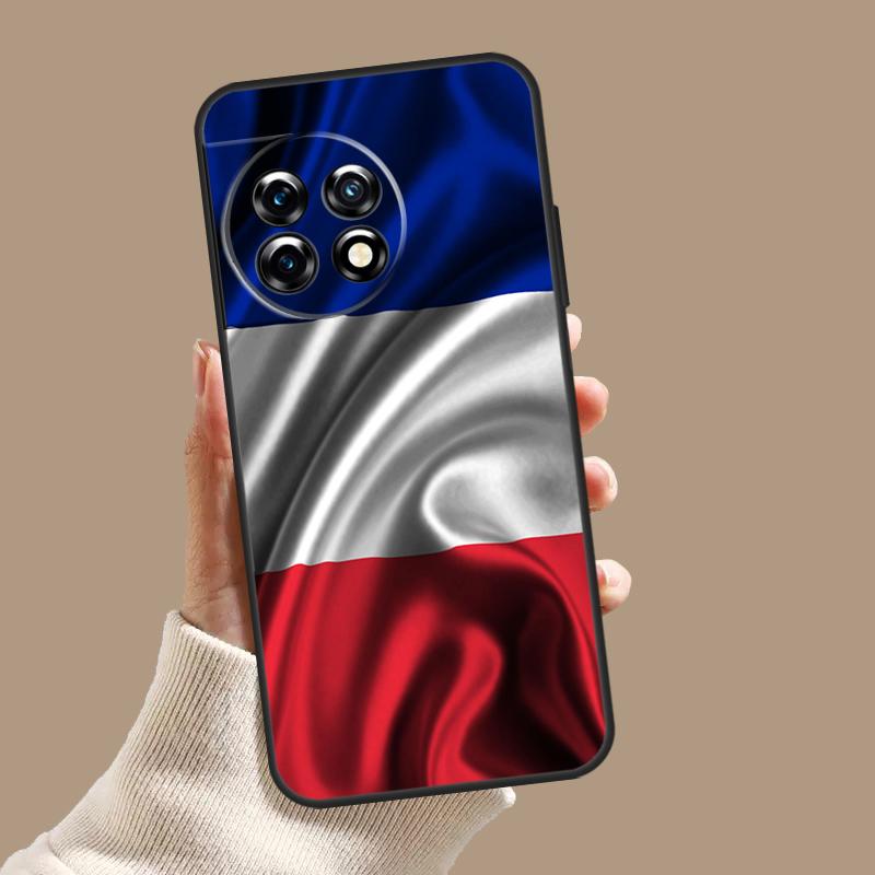 France National Flag Case For OnePlus Nord CE 3 Lite CE4 2 2T N10 N20 N30 OnePlus 12 11 9 10 Pro 8T 10T 12R Cover