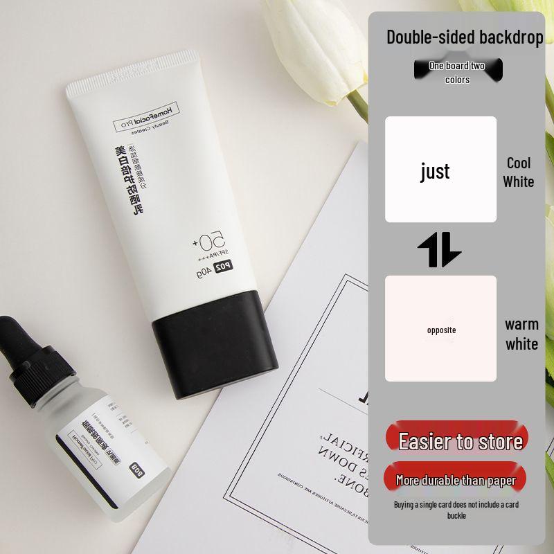 Однотонный фон для фотосъемки - Пленочный ПВХ для косметики, натюрморта, тортов и пищевой фотосъемки