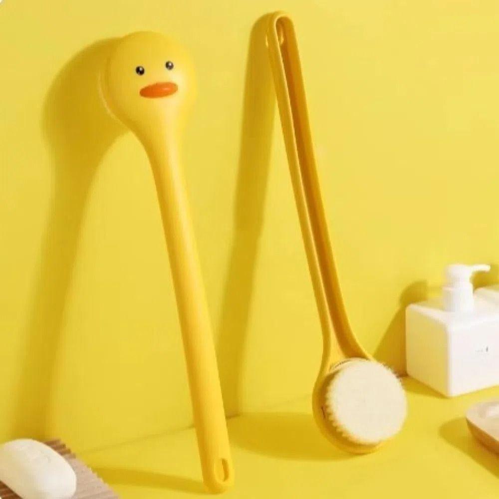 Soft Bristles Shower Scrubber Cute Bath Brush Universal Duck Bathing Brush Exfoliation