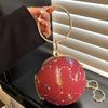 Sequin bag women's bag 2025 new European and American fashion niche design shoulder bag ins retro crossbody ball bag