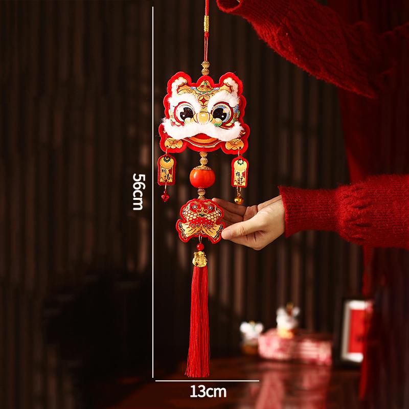 Horse Year Small Pendant Spring Festival Wall Hanging Pendant Home Entrance Door Bell Chinese New Year Decoration Supplies