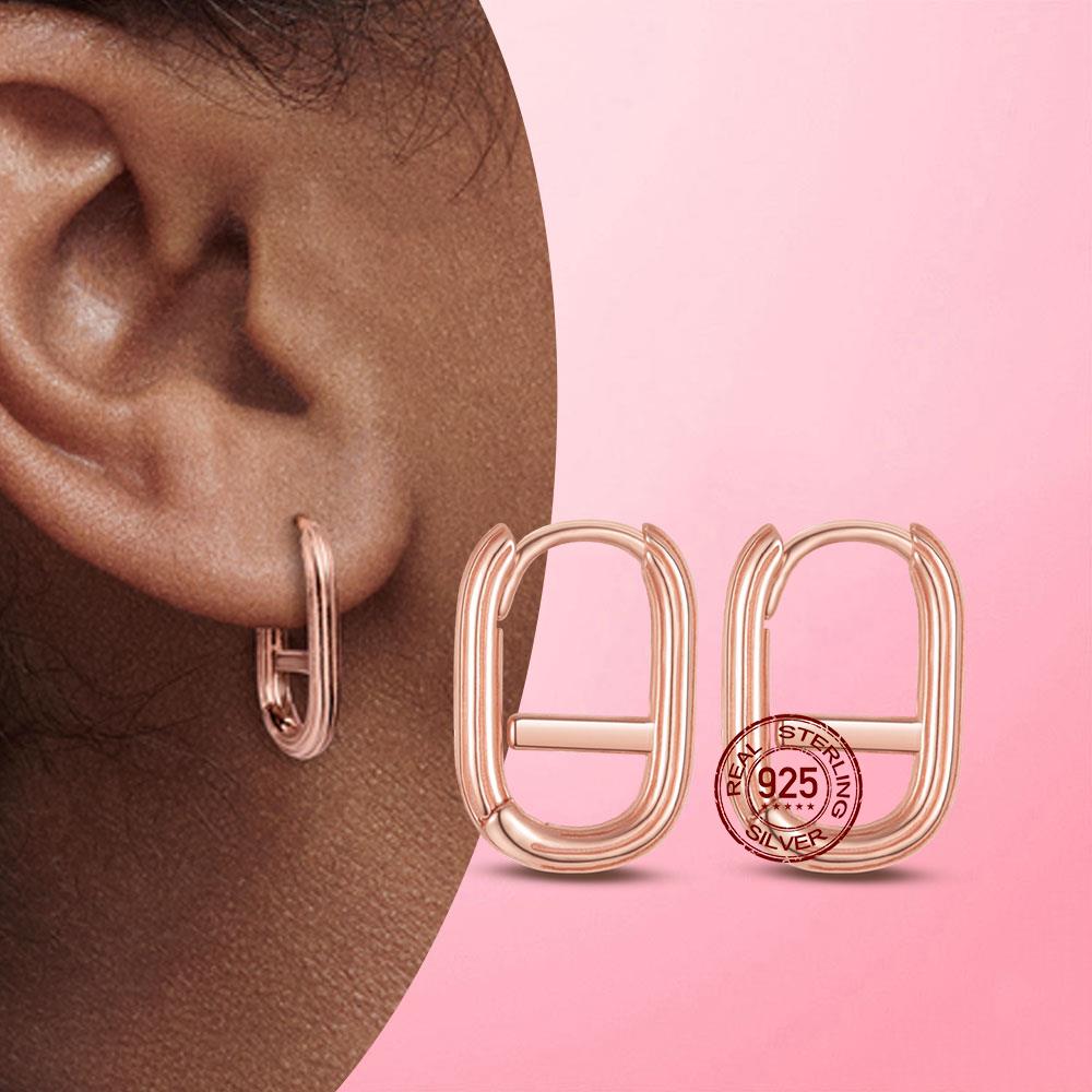 Новые серьги-кольца из серебра 925 пробы с подвесками для женщин, модные большие круглые модные серебряные серьги, изготовление ювелирных изделий