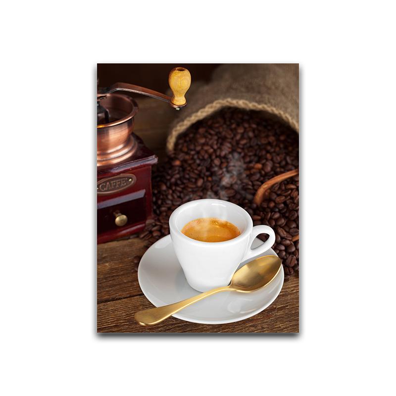 Плакаты с кофе, кухонная декоративная живопись, скандинавский декор для кафе, картины для столовой, настенные художественные принты на холсте, Cuadro, без рамки