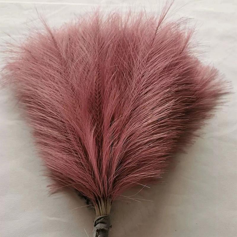10 шт./42 см букет из искусственной пампасной травы с одной вилкой, имитация тростника, имитация тростника, пампасной травы