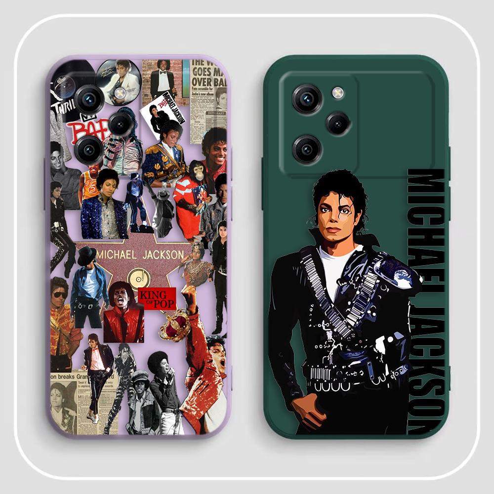 Чехол для телефона Dancer M-Michael J-Jackson Cover для Xiaomi 10T 11 12 12T 13 14T POCO F5 F6 M3 M5 X3 X4 X5 PRO 4G 5G Цветной ТПУ чехол