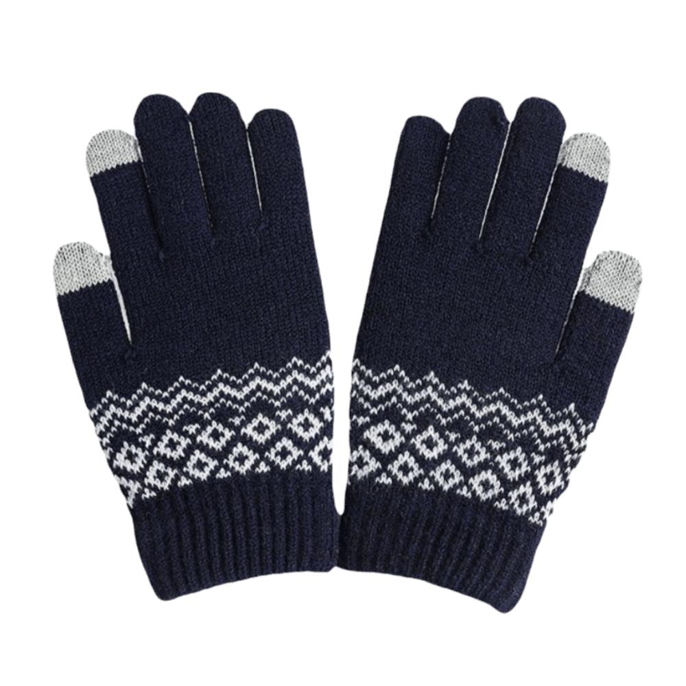 Warm Winter Knitted Gloves Thickened Cycling Gloves Fashion Touch Screen Gloves for Men Women